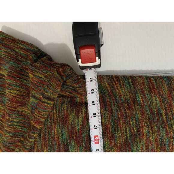 VTG Easy Spirit Rainbow Knit Cardigan Sweater 1X Cottage Core Metal Button Lined - Picture 9 of 13